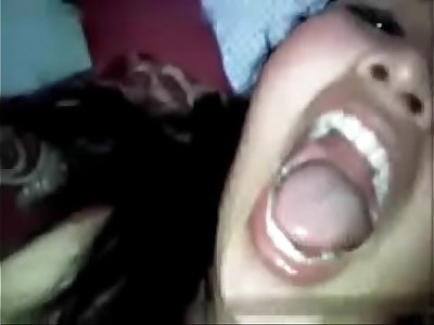 Indian Desi Manipuri College Lady swallows cum after mitt job