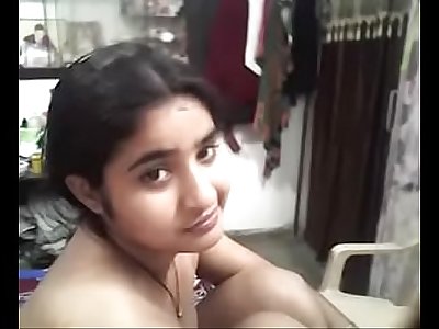 desi sexy youthfull girl at home alone with boyfriend