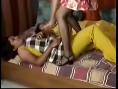 Naughty Desi Indian Dame Enjoying A Song In Lesbian Porn