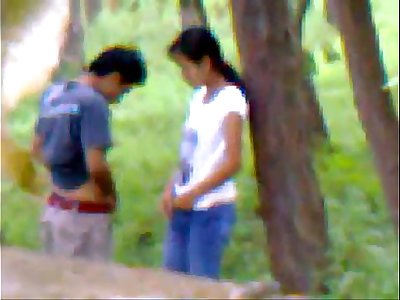 Desi girlfriend outdoor romping with boyfriend indian and bangla