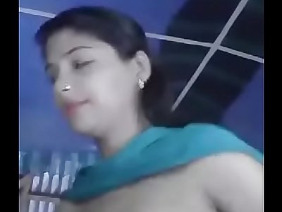 Desi Lovely Babe Showing small tits